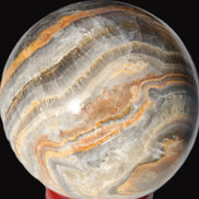 Bumblebee Calcite sphere 53mm 199g - Rocks and Things Store
