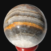 Bumblebee Calcite sphere 53mm 199g - Rocks and Things Store