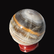 Bumblebee Calcite sphere 53mm 199g - Rocks and Things Store