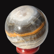 Bumblebee Calcite sphere 53mm 199g - Rocks and Things Store