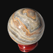 Bumblebee Calcite sphere 53mm 199g - Rocks and Things Store