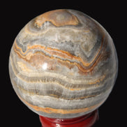 Bumblebee Calcite sphere 53mm 199g Rocks and Things