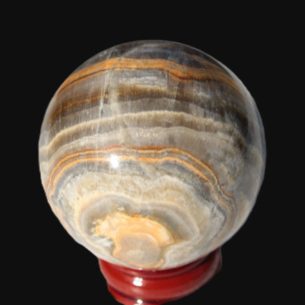 Bumblebee Calcite sphere 53mm 199g Rocks and Things