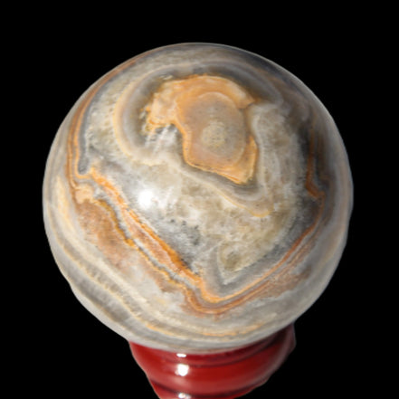 Bumblebee Calcite sphere 53mm 199g Rocks and Things