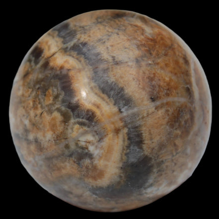 Bumblebee Calcite sphere 80g in sunlight - Rocks and Things Store