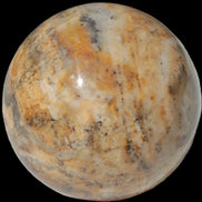 Calcite banded sphere 180g in sunlight - Rocks and Things Store