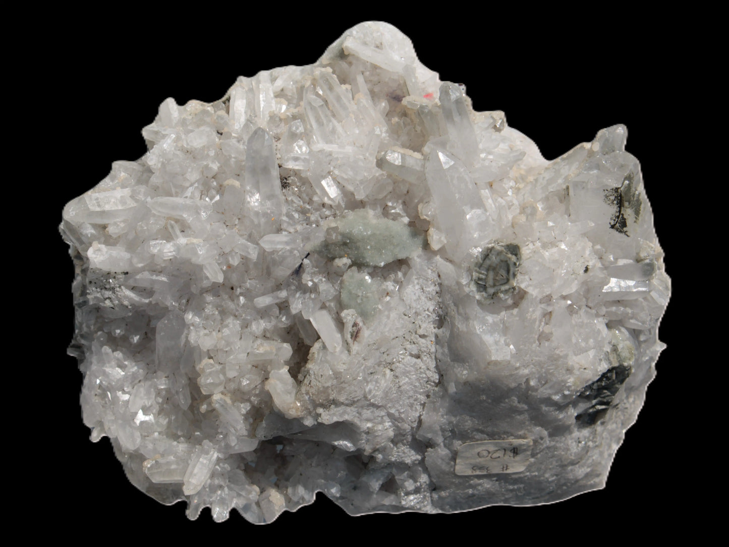 Calcite cluster with sparkly complex Chalcopyrite mineralisation 1340g Rocks and Things