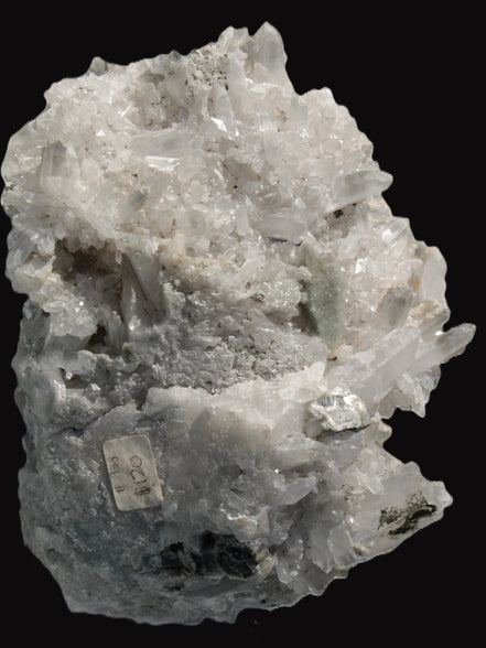 Calcite cluster with sparkly complex Chalcopyrite mineralisation 1340g in sunlight - Rocks and Things Store