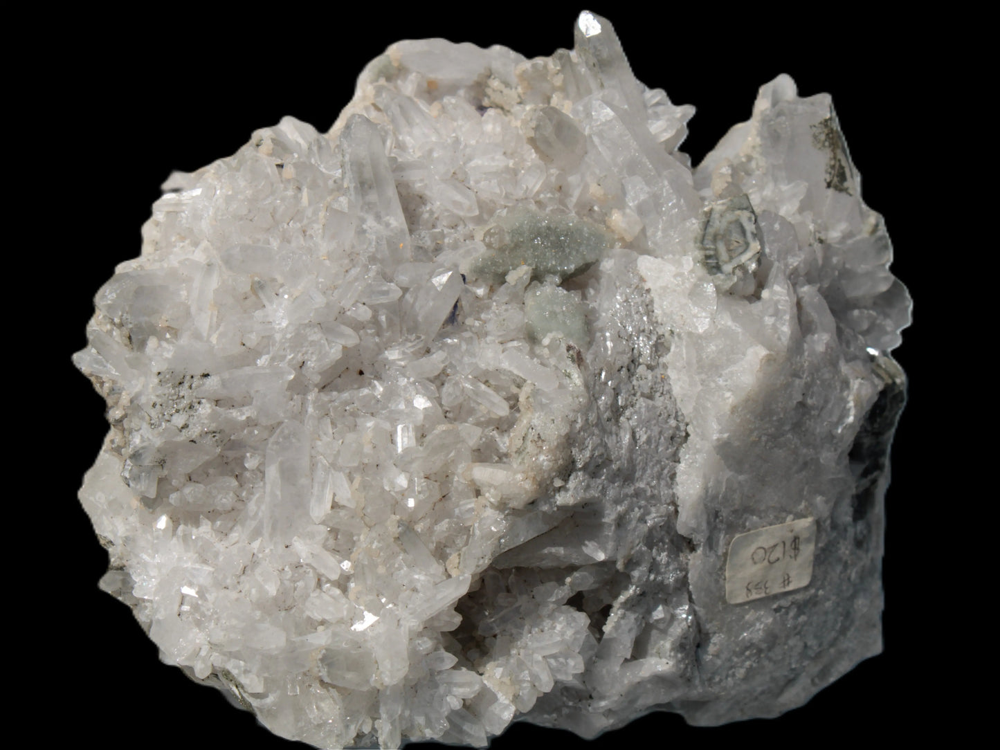 Calcite cluster with sparkly complex Chalcopyrite mineralisation 1340g Rocks and Things