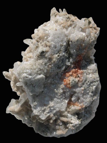 Calcite cluster with sparkly complex Chalcopyrite mineralisation 1340g in sunlight - Rocks and Things Store