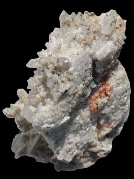 Calcite cluster with sparkly complex Chalcopyrite mineralisation 1340g in sunlight - Rocks and Things Store