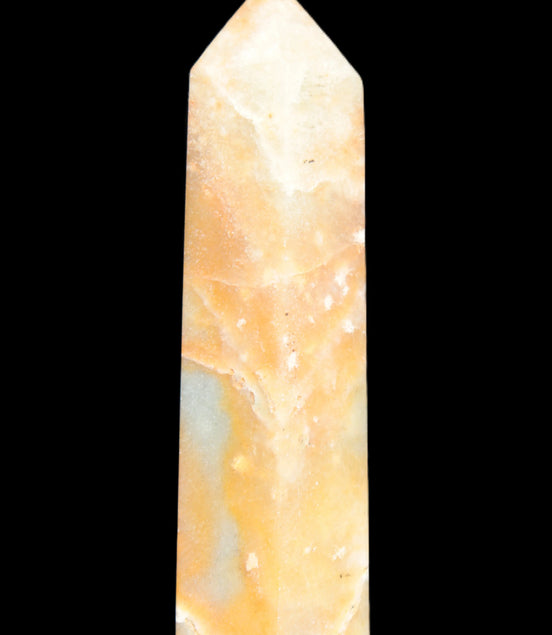 Caribbean Calcite Blue Aragonite wand 66g Rocks and Things Store