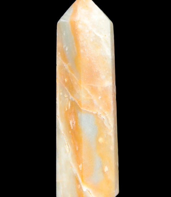 Caribbean Calcite Blue Aragonite wand 66g Rocks and Things Store