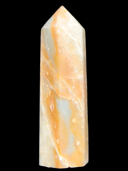 Caribbean Calcite Blue Aragonite wand 66g Rocks and Things Store