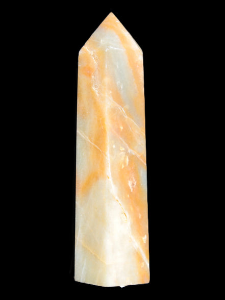Caribbean Calcite Blue Aragonite wand 66g Rocks and Things Store