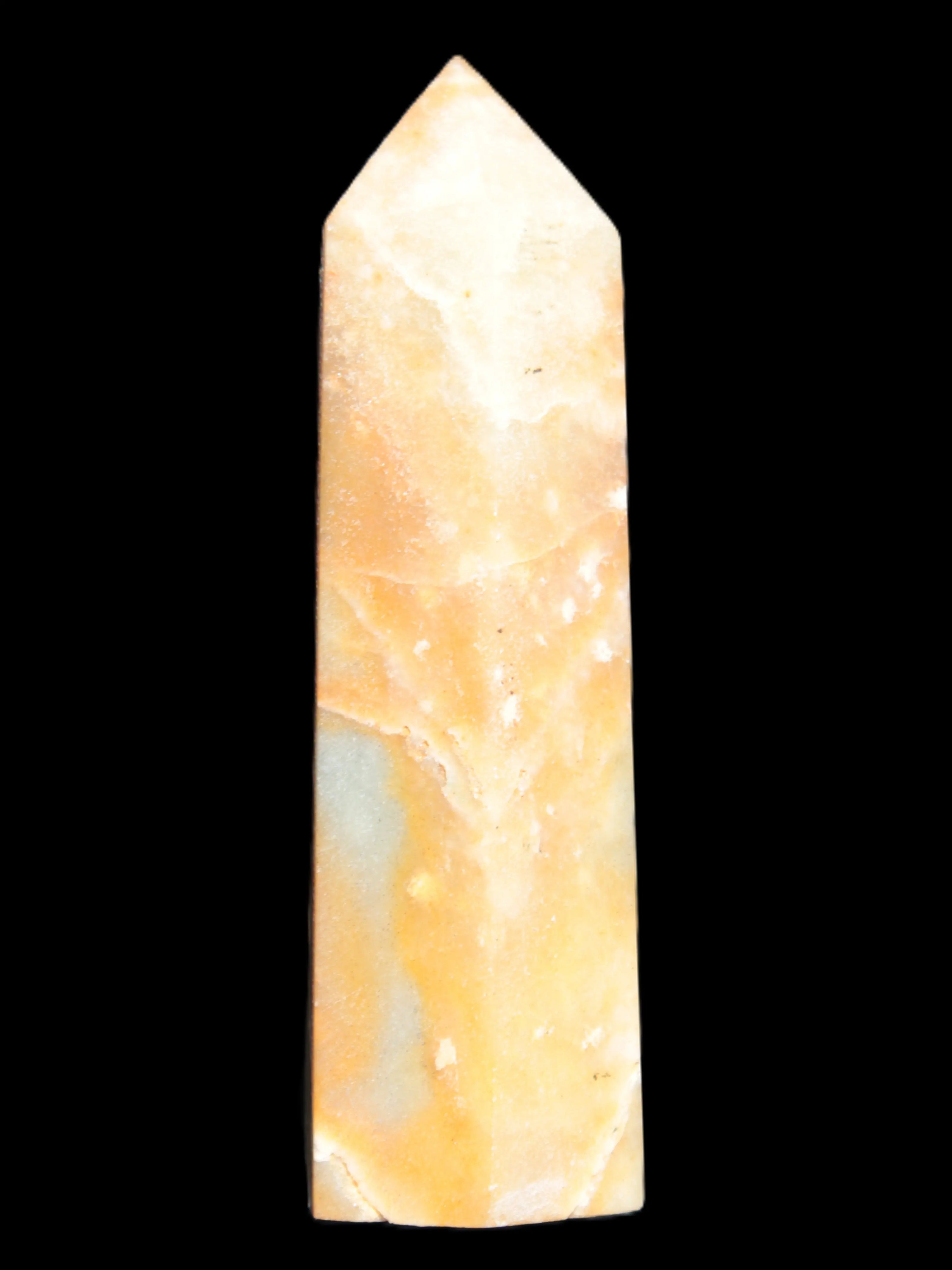 Caribbean Calcite Blue Aragonite wand 66g Rocks and Things Store