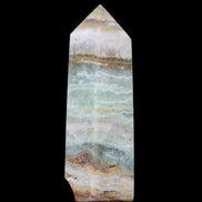 Caribbean Calcite Blue Aragonite wand 71g - Rocks and Things Store