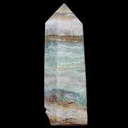 Caribbean Calcite Blue Aragonite wand 71g - Rocks and Things Store