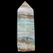 Caribbean Calcite Blue Aragonite wand 71g - Rocks and Things Store