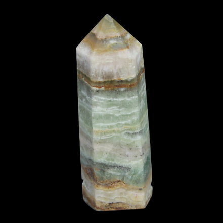 Caribbean Calcite Blue Aragonite wand 71g - Rocks and Things Store