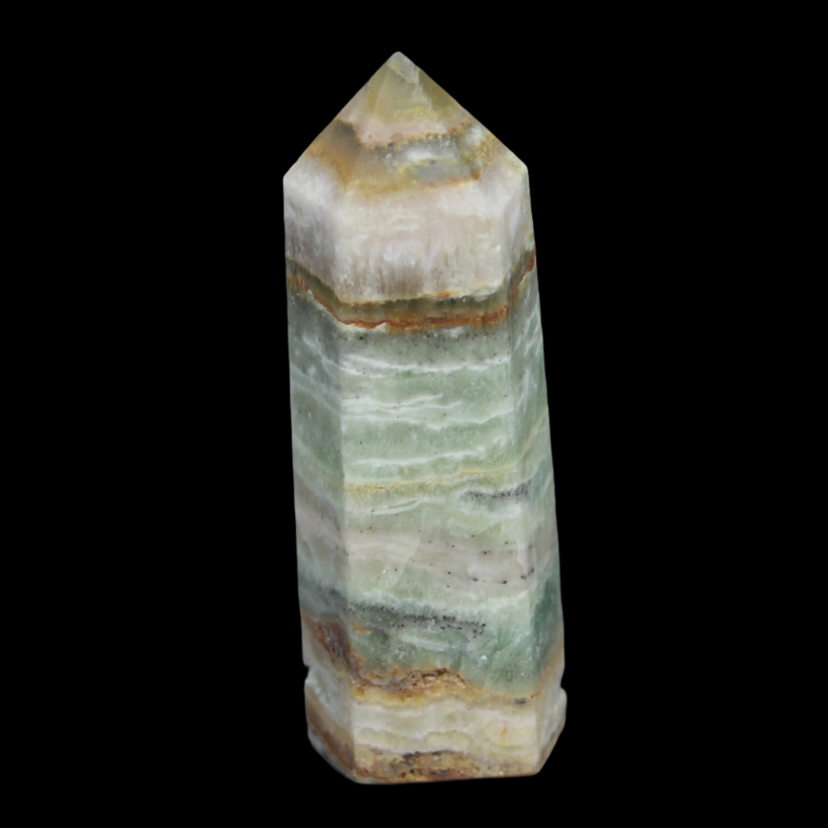 Caribbean Calcite Blue Aragonite wand 71g - Rocks and Things Store