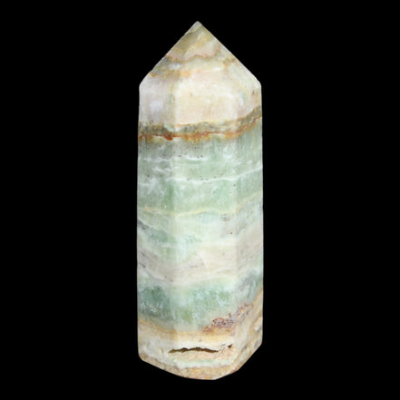 Caribbean Calcite Blue Aragonite wand 71g - Rocks and Things Store