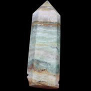 Caribbean Calcite Blue Aragonite wand 71g - Rocks and Things Store