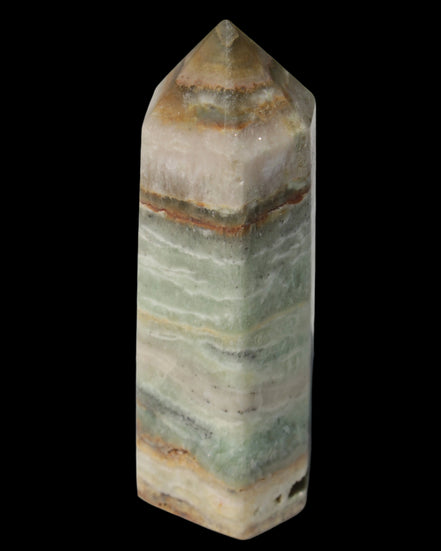Caribbean Calcite Blue Aragonite wand 71g - Rocks and Things Store
