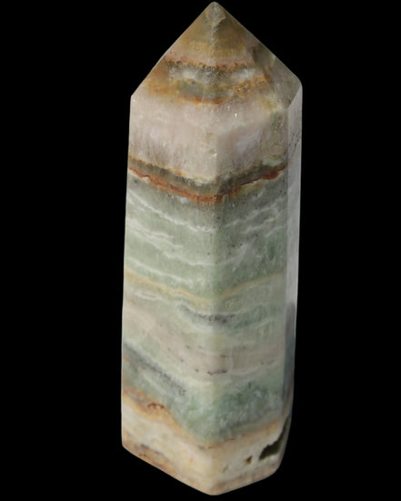 Caribbean Calcite Blue Aragonite wand 71g - Rocks and Things Store