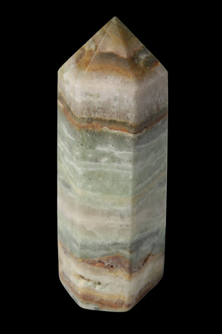 Caribbean Calcite Blue Aragonite wand 71g - Rocks and Things Store