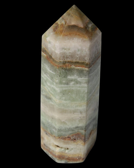 Caribbean Calcite Blue Aragonite wand 71g - Rocks and Things Store