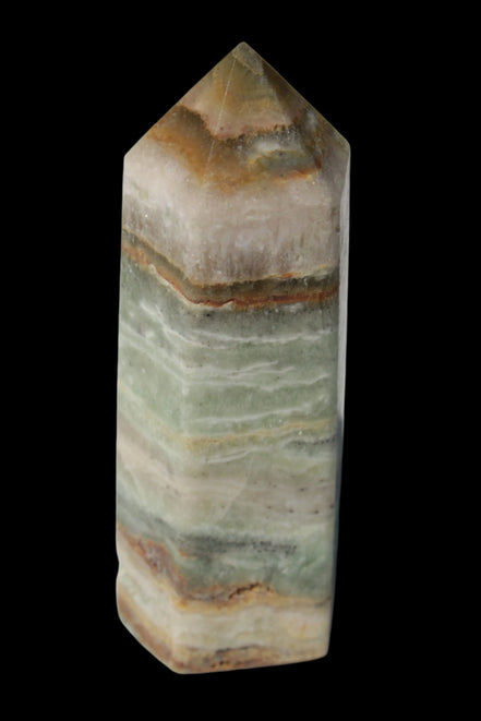 Caribbean Calcite Blue Aragonite wand 71g - Rocks and Things Store