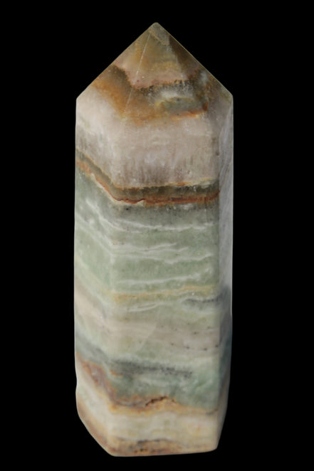 Caribbean Calcite Blue Aragonite wand 71g - Rocks and Things Store