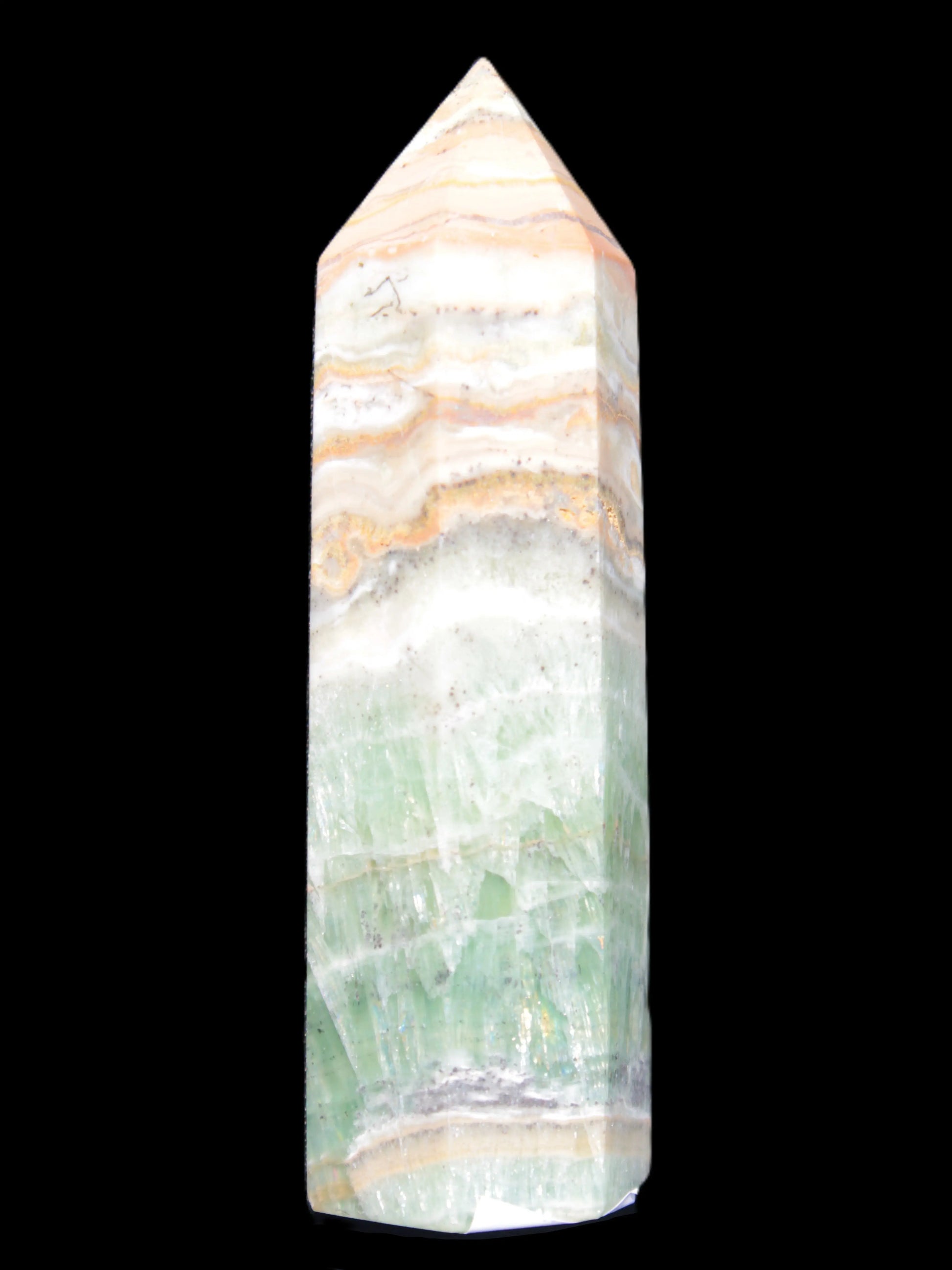 Caribbean Calcite Pellucid wand 83mm 83g Rocks and Things Store