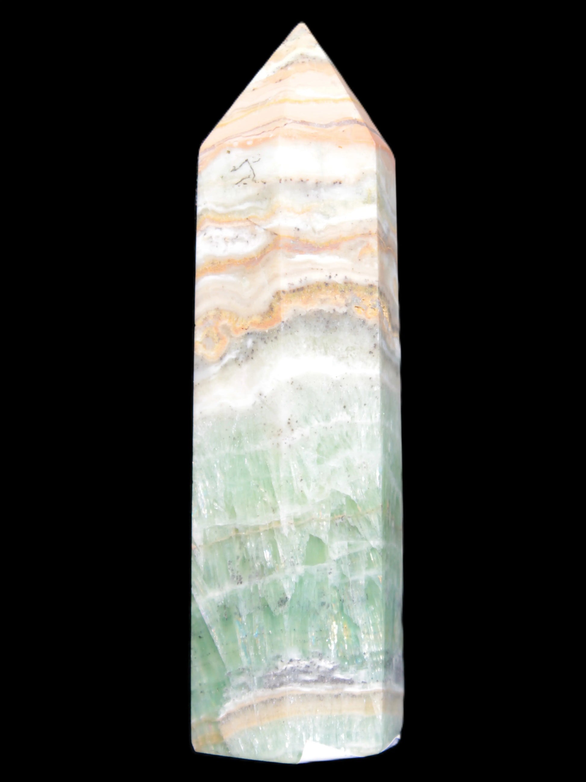 Caribbean Calcite Pellucid wand 83mm 83g Rocks and Things Store