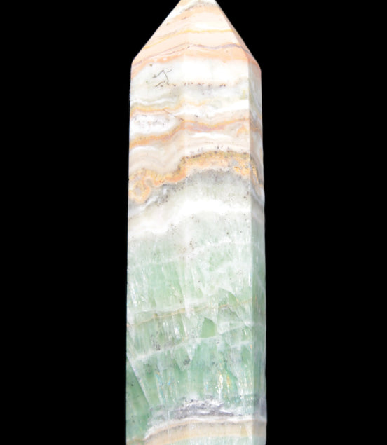 Caribbean Calcite Pellucid wand 83mm 83g Rocks and Things Store