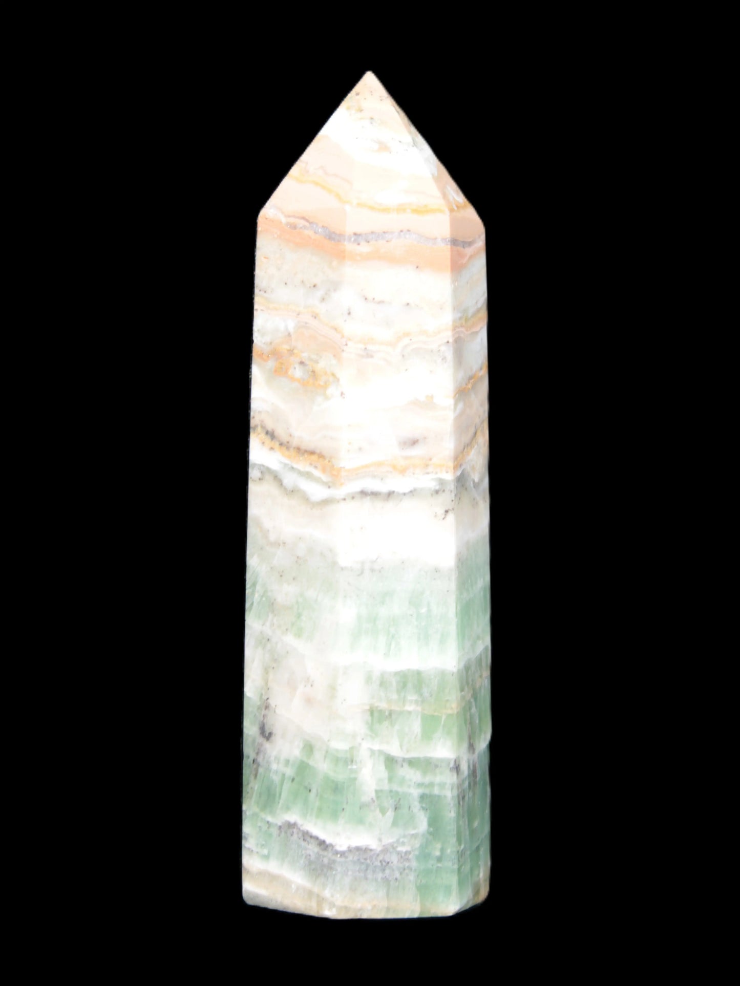 Caribbean Calcite Pellucid wand 83mm 83g Rocks and Things Store