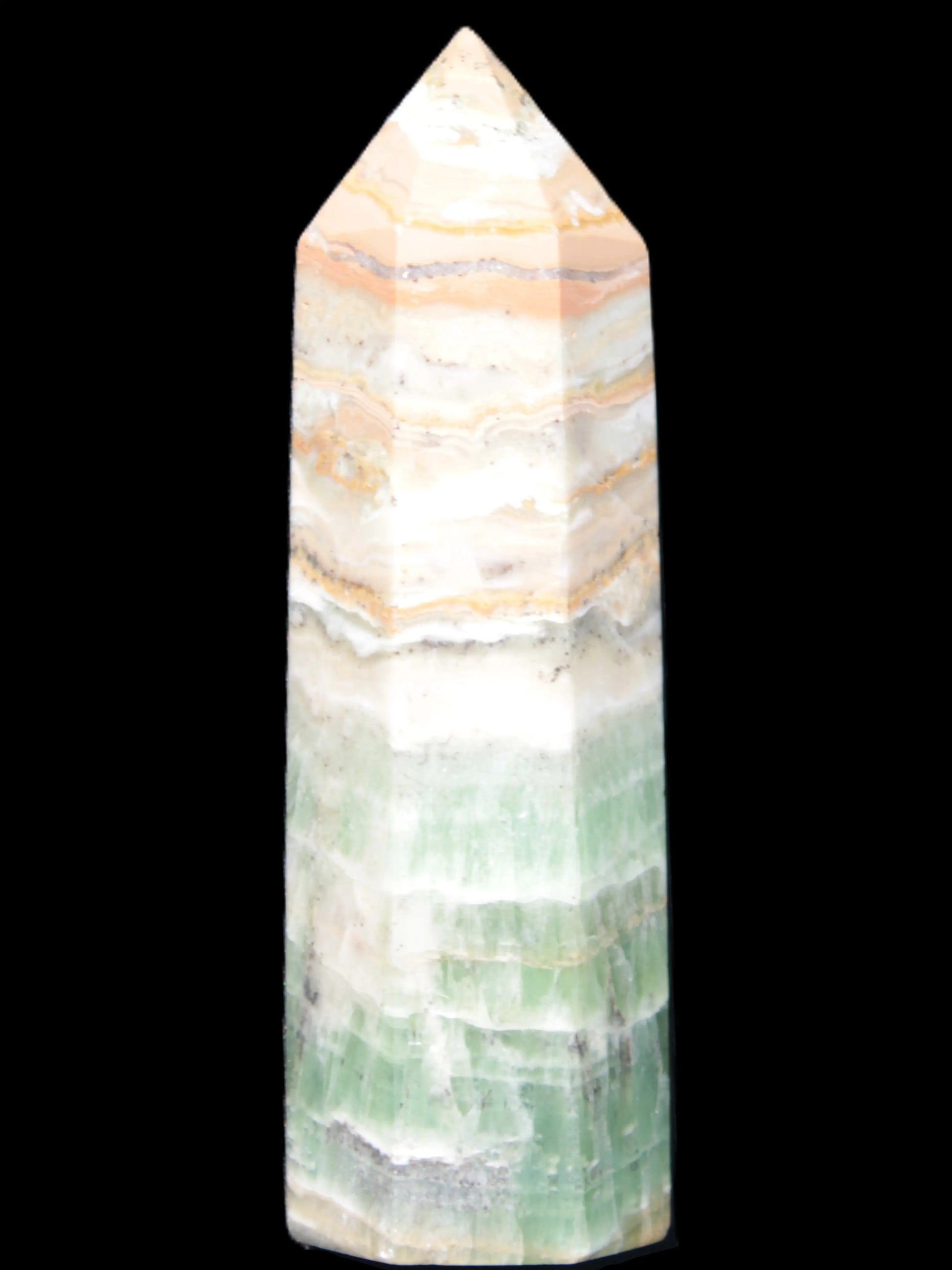 Caribbean Calcite Pellucid wand 83mm 83g Rocks and Things Store