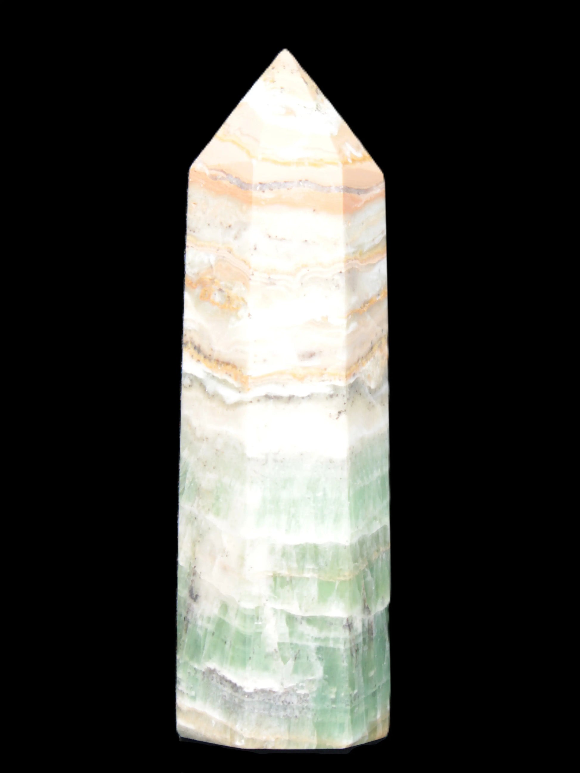 Caribbean Calcite Pellucid wand 83mm 83g Rocks and Things Store