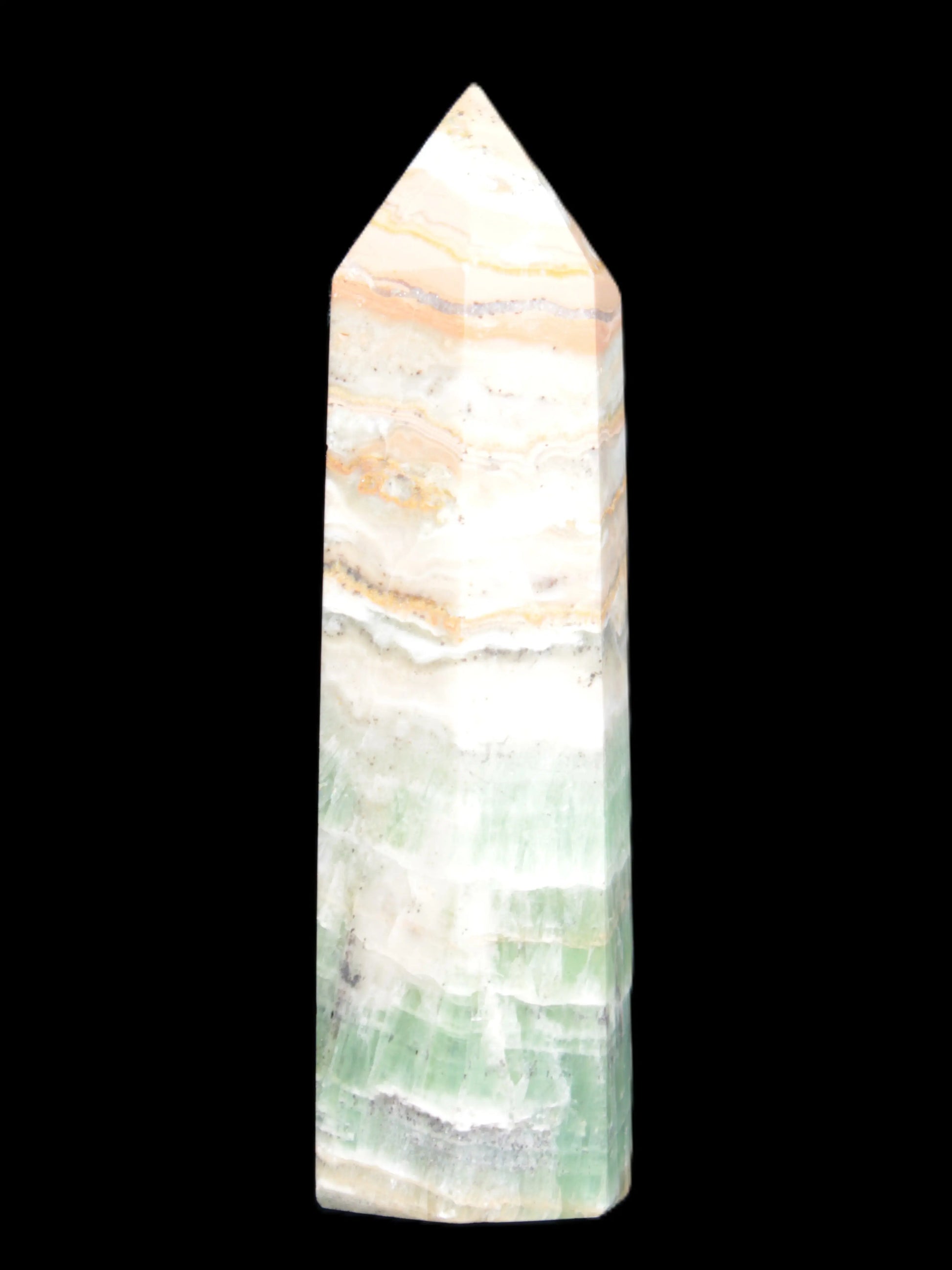 Caribbean Calcite Pellucid wand 83mm 83g Rocks and Things Store