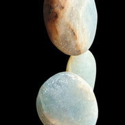 Caribbean Calcite blue Aragonite, 2 stones 14-20g - Rocks and Things Store