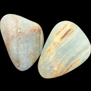 Caribbean Calcite blue Aragonite, 2 stones 14-20g - Rocks and Things Store