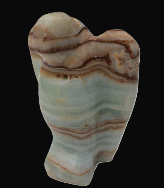 Caribbean Calcite hand-carved Angel 135g Rocks and Things