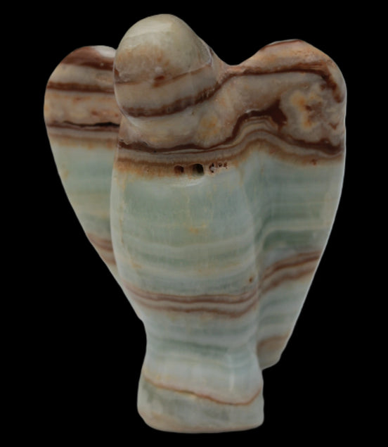 Caribbean Calcite hand-carved Angel 135g Rocks and Things