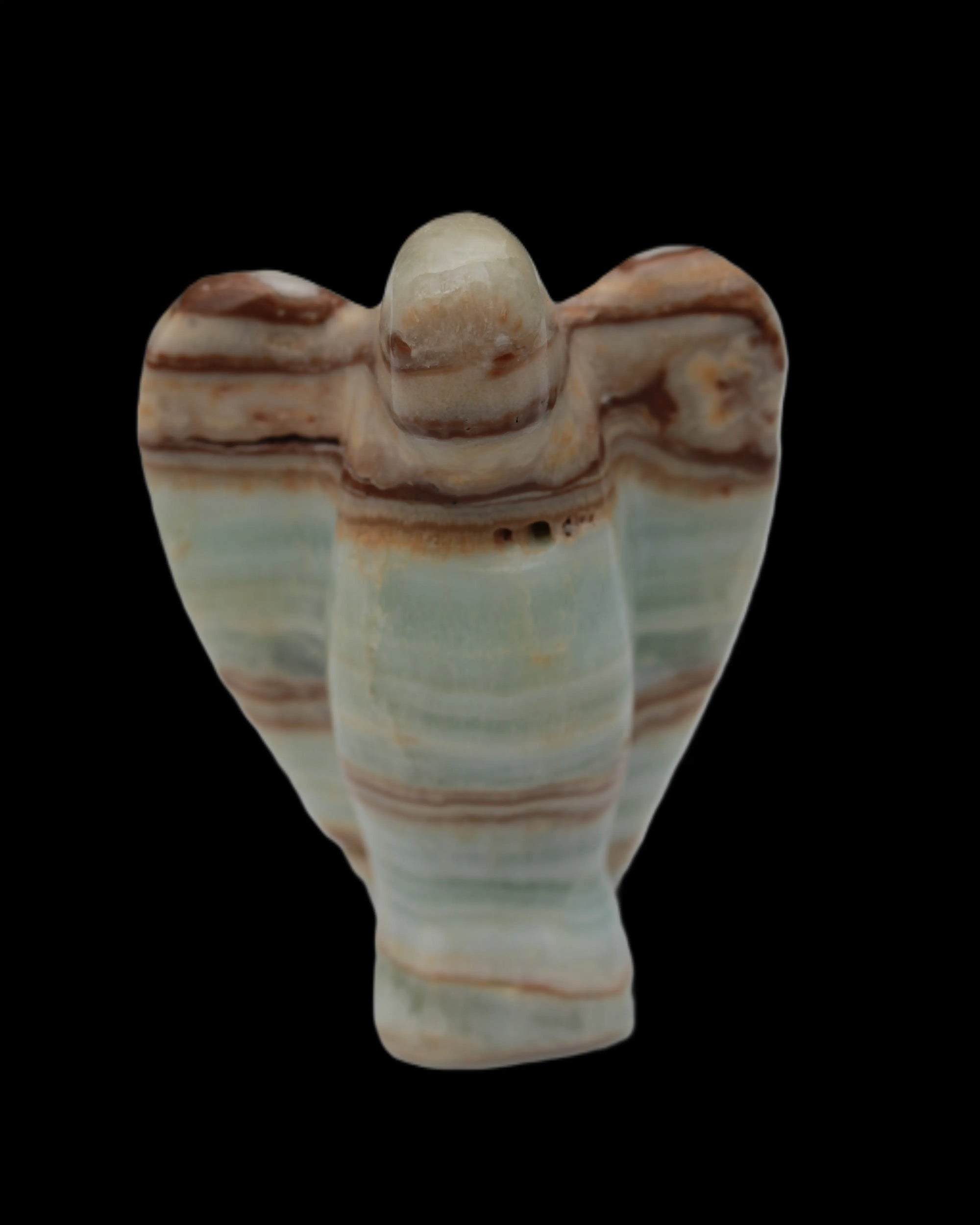 Caribbean Calcite hand-carved Angel 135g Rocks and Things