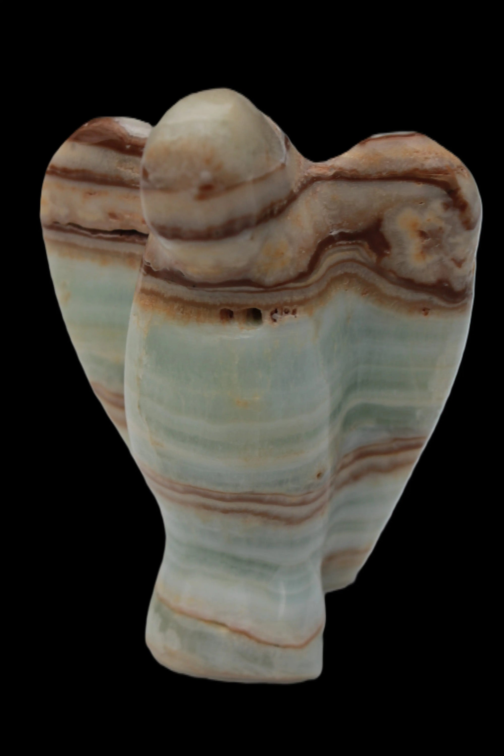 Caribbean Calcite hand-carved Angel 135g Rocks and Things