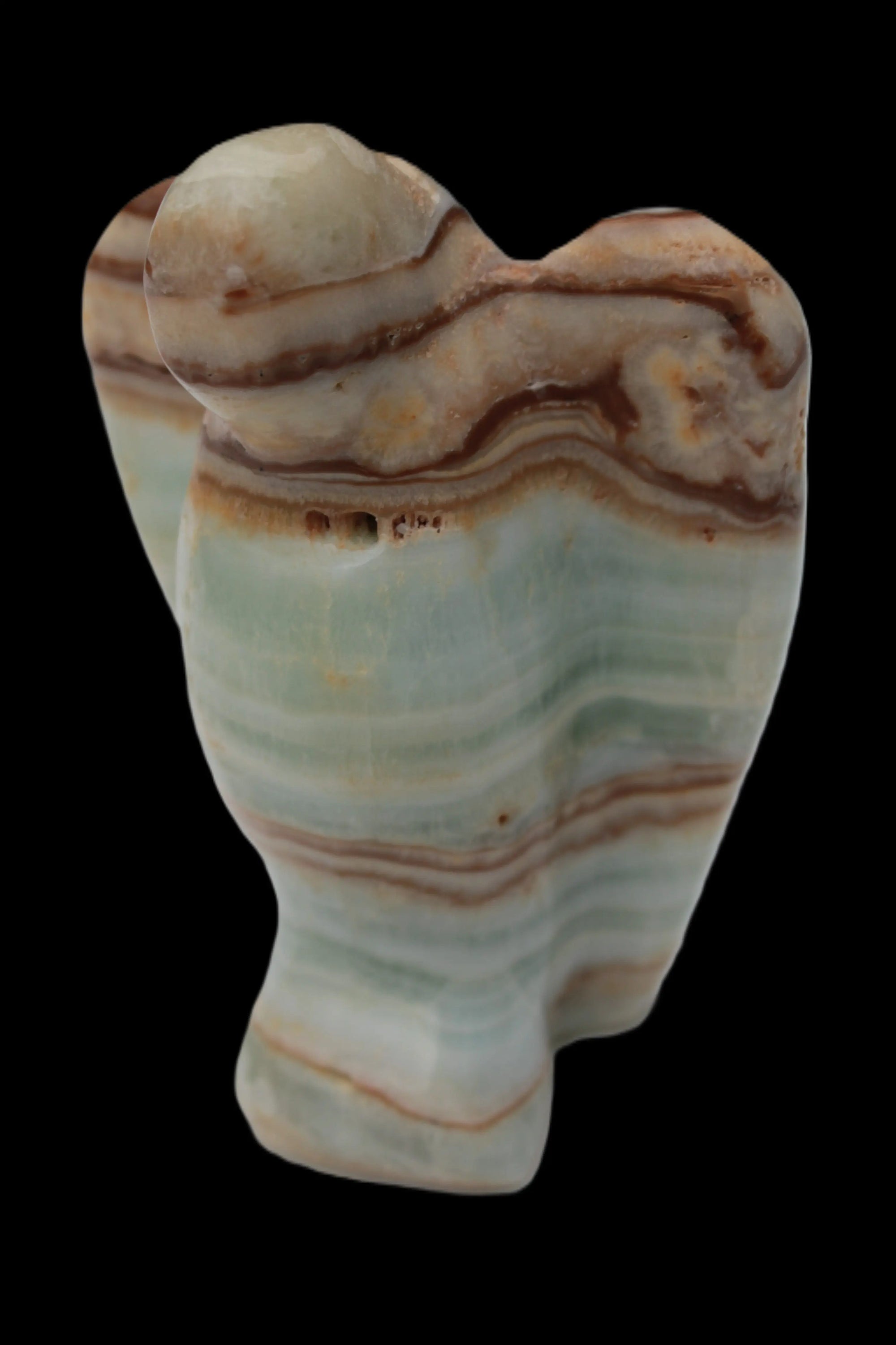 Caribbean Calcite hand-carved Angel 135g Rocks and Things