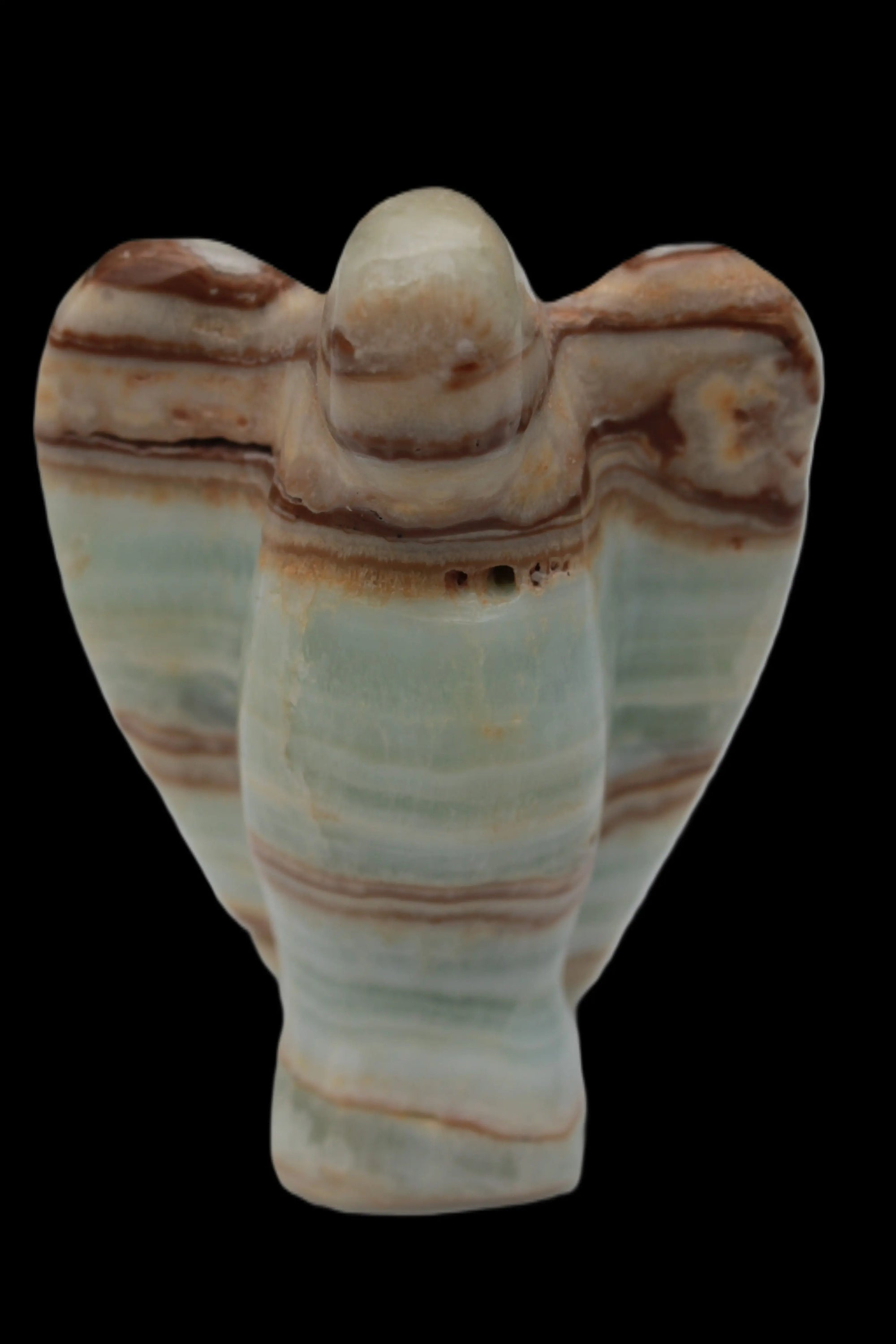 Caribbean Calcite hand-carved Angel 135g Rocks and Things