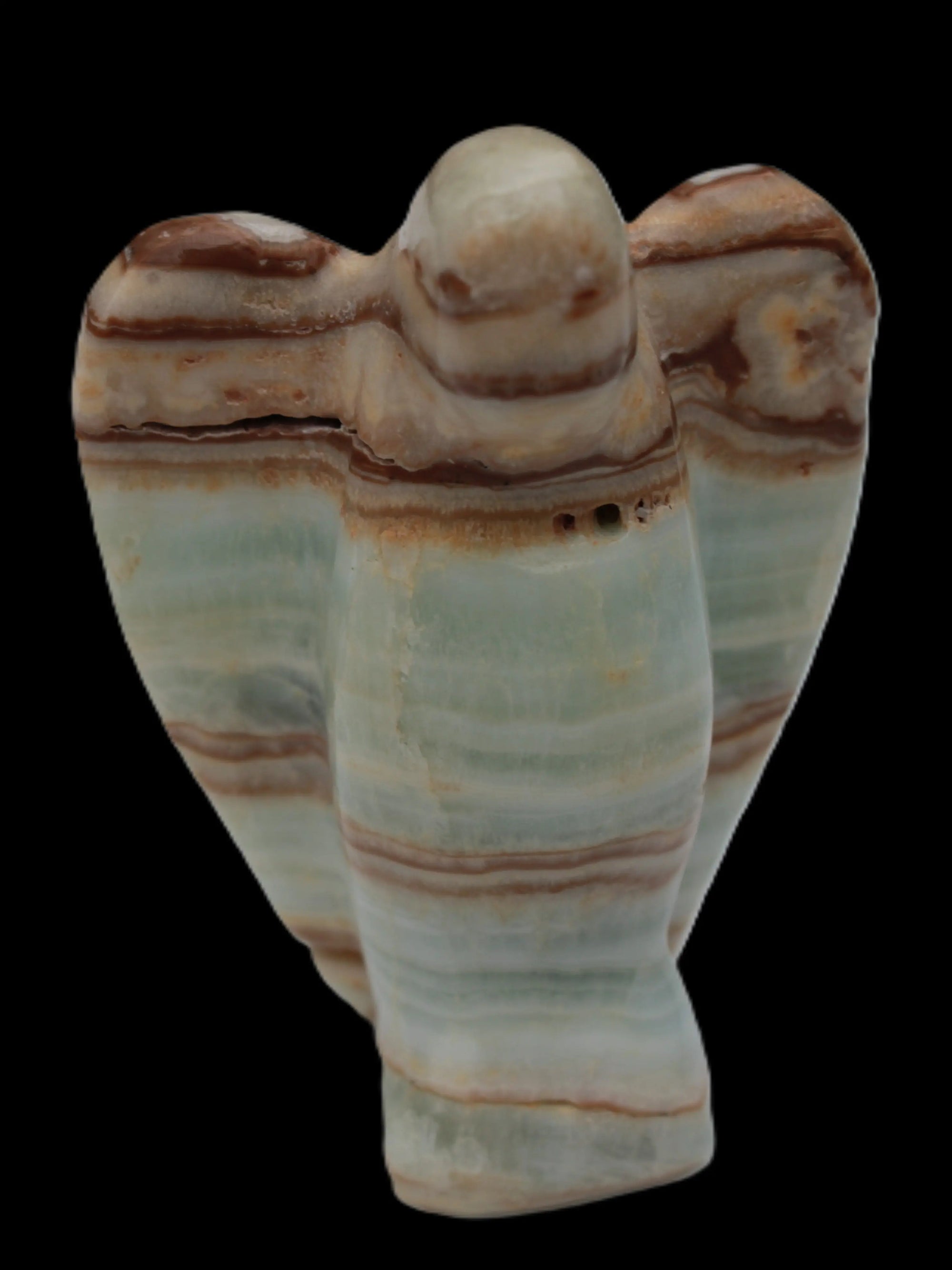 Caribbean Calcite hand-carved Angel 135g Rocks and Things