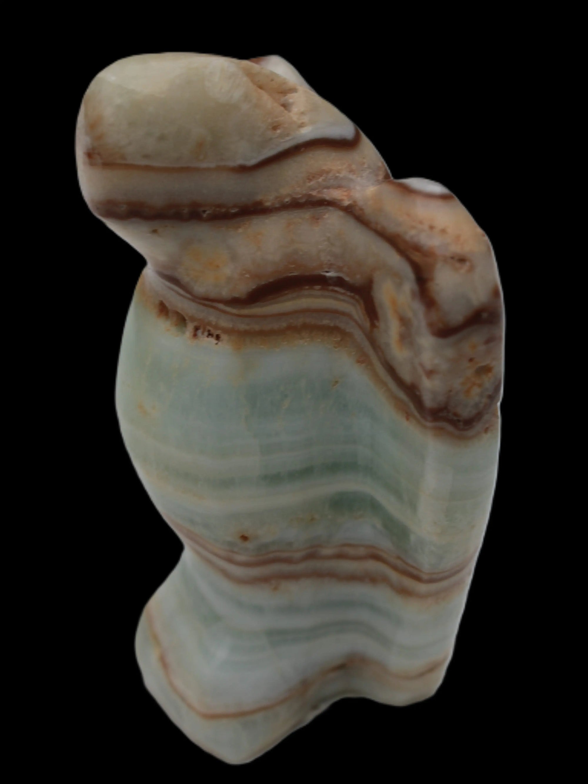 Caribbean Calcite hand-carved Angel 135g Rocks and Things